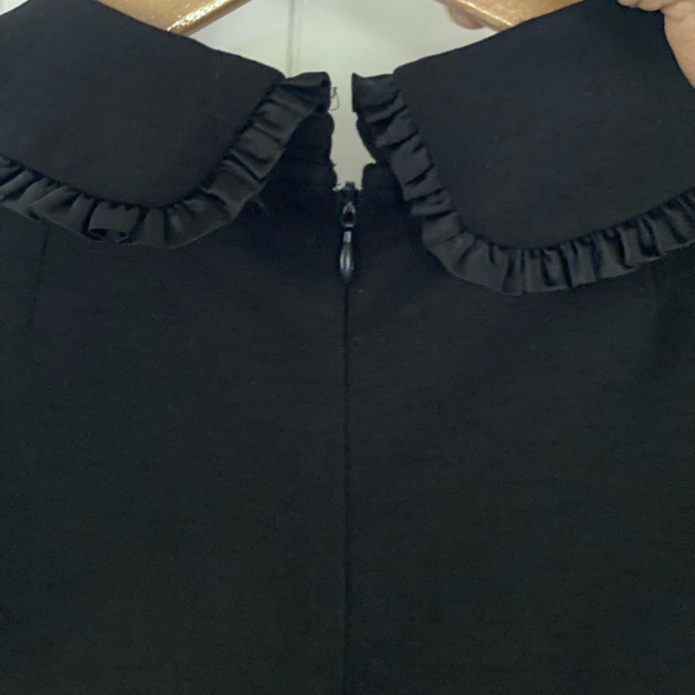 Nanette Lepore Black Midi Dress with Button Detail - Picture 8 of 9